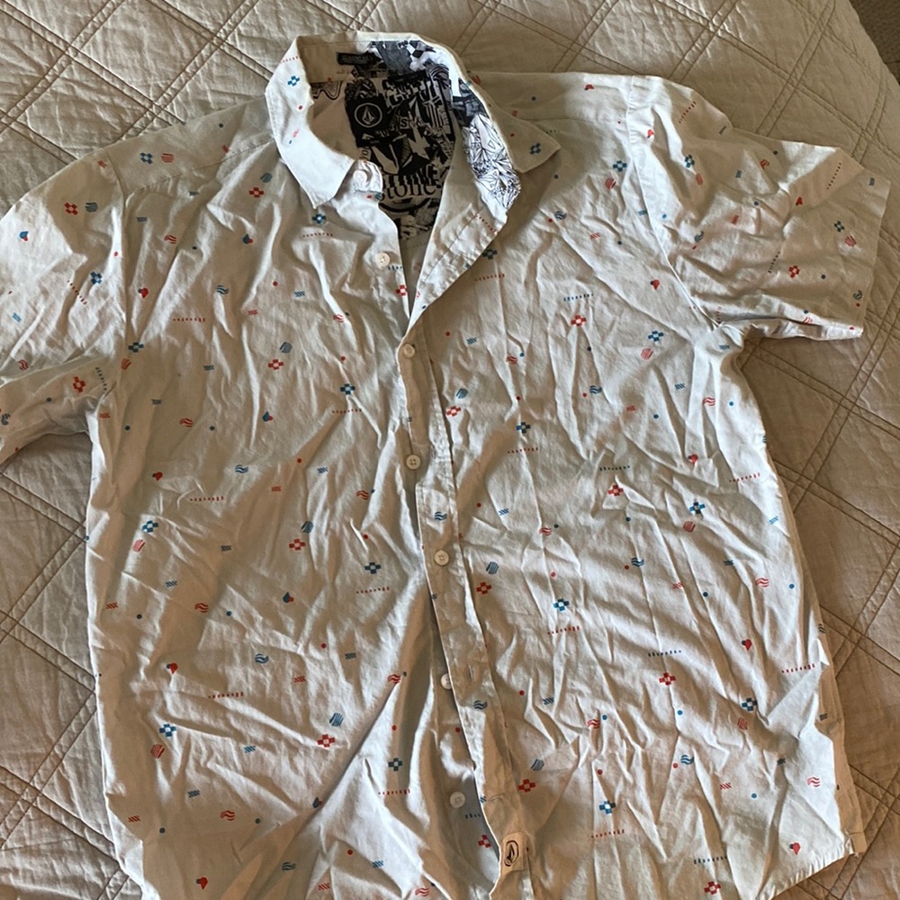 Volcom short sleeve button up